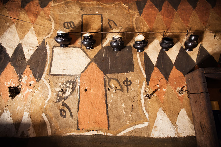 214   Gurage house paintings   Ethiopia